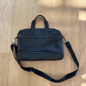 Coach Black Leather computer Bag